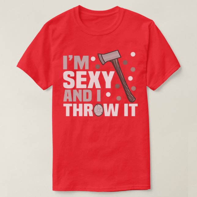 Funny Ax Throwing Axe Thrower Classic TShirt (Design Front)