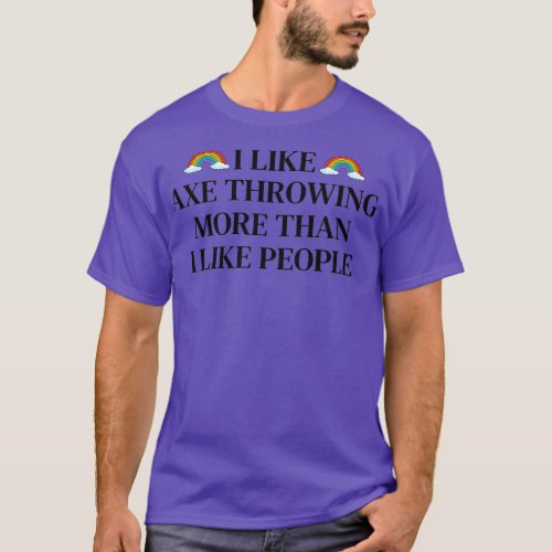 Funny Ax throwing Humor T_Shirt