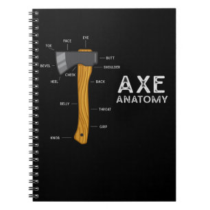 Funny Axe Humor Hatchet Woodworking Axe Throwing Notebook