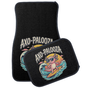 Funny Axo-Palooza 90s Alternative Concert Parody Car Floor Mat