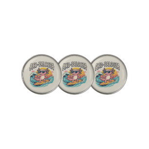 Funny Axo-Palooza 90s Alternative Concert Parody Golf Ball Marker