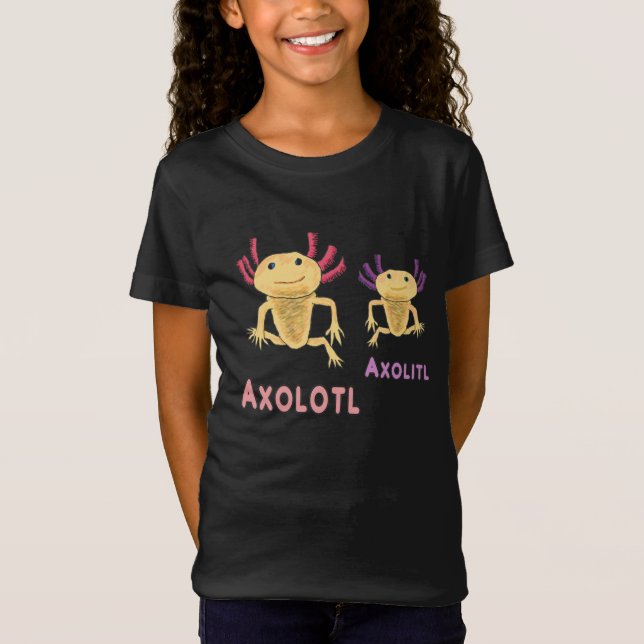 Funny Axolotl Axolitl Pun T-Shirt (Front)