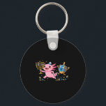 Funny Axolotl Dreidel Menorah Hanukkah Kids Womens Keychain<br><div class="desc">Funny Axolotl Dreidel Menorah Hanukkah Kids Womens Mens</div>