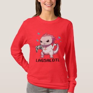 Funny Axolotl Gamer Lag T-Shirt