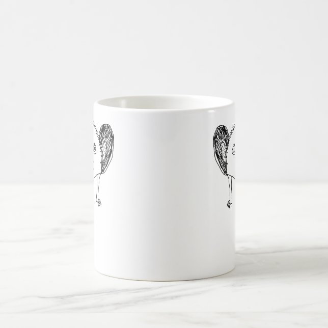 Funny Aye Aye Mug No Text  Badly Drawn Animal Gift (Center)