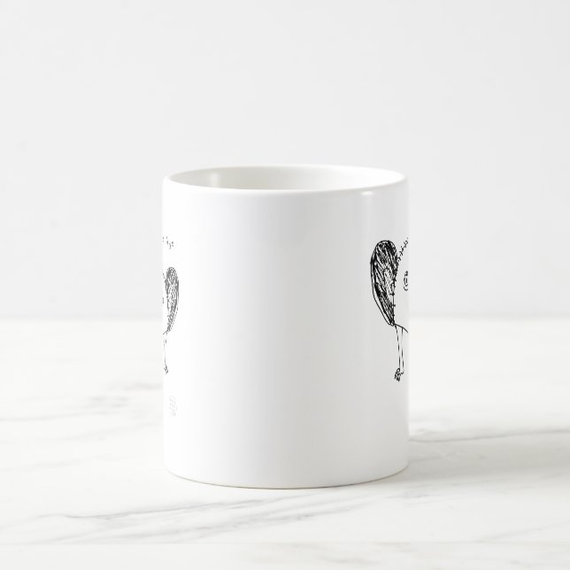 Funny Aye Aye Mug - Weird Badly Drawn Animal Gift (Center)