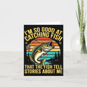 Funny B Fishing Quote Angler Snnerbait Lure Humor  Card