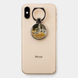 Funny Baby Bearded Dragon,  Phone Ring Stand