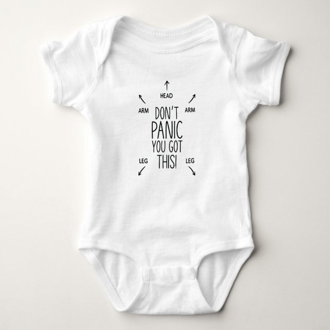 Funny  baby bodysuit (Front)
