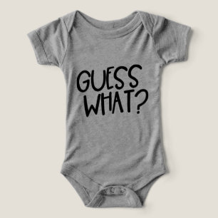 Funny Baby Bodysuit – “Guess What? Chicken Butt”