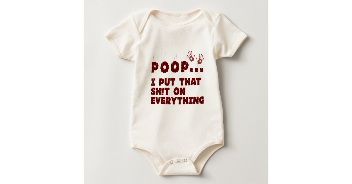 funny baby clothes sayings baby poop joke shirt