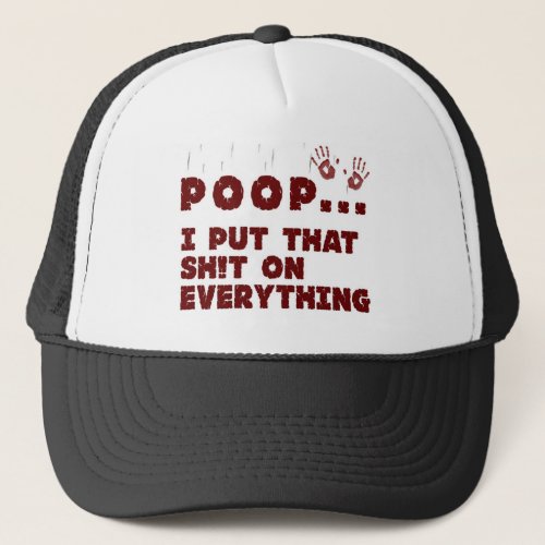 funny baby clothes sayings _ baby poop joke shirt trucker hat