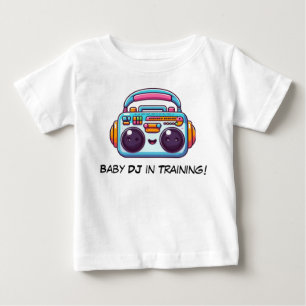 Funny Baby DJ in Training Shirt