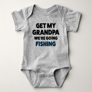 Grandpa's Fishing Buddy Baby Onesie (Long Sleeves)