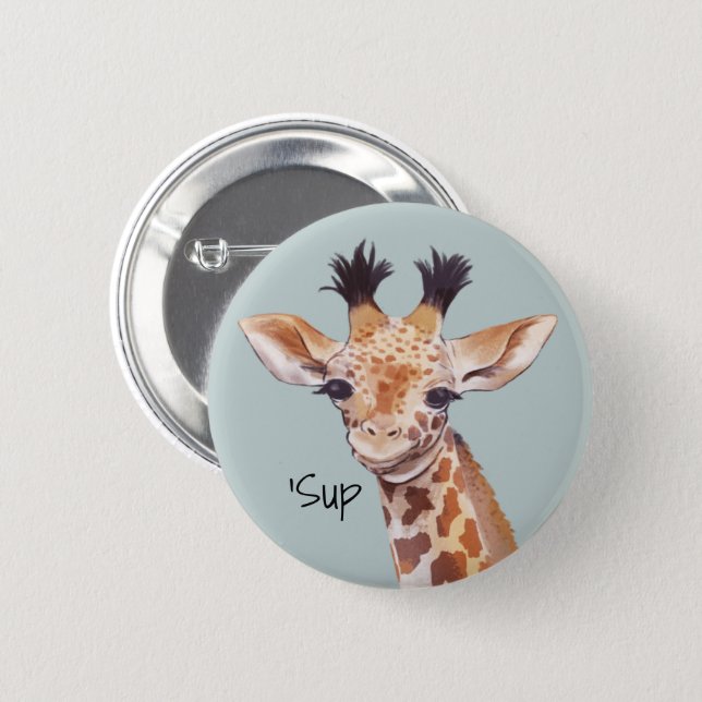 Giraffe Party - CLEARANCE - Buttons  Button Button Custom Buttons + More!