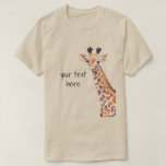 Funny Baby Giraffe Personalized  T-shirt at Zazzle