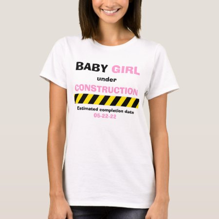 Funny Baby Girl Maternity Pregnancy Women T Shirt