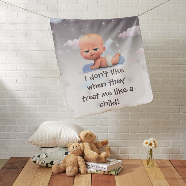 Funny baby hamlet blanket (In Situ)