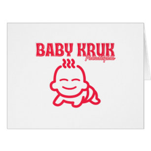 Funny Baby Kruk Philadelphia Premium Cards