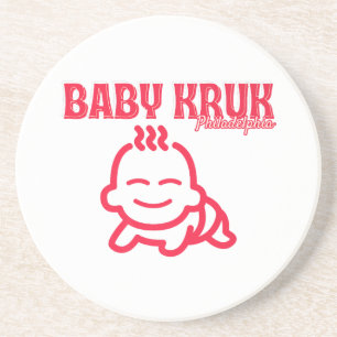 Funny Baby Kruk Philadelphia Premium Coaster