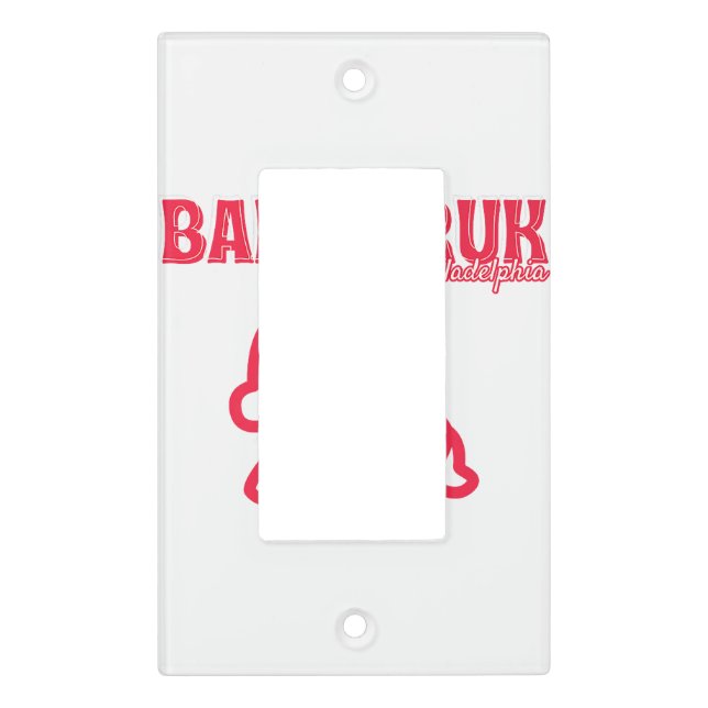 Funny Baby Kruk Philadelphia Premium  Light Switch Cover (Front)