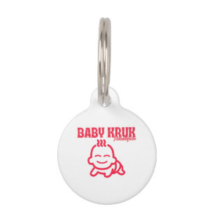 Funny Baby Kruk Philadelphia Premium Pet ID Tag