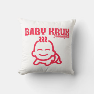 Funny Baby Kruk Philadelphia Premium Throw Pillow