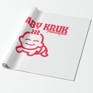 Funny Baby Kruk Philadelphia Premium Wrapping Paper