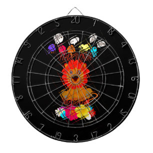 Funny Baby Lion King: Hakuna Matata Art Design Dart Board