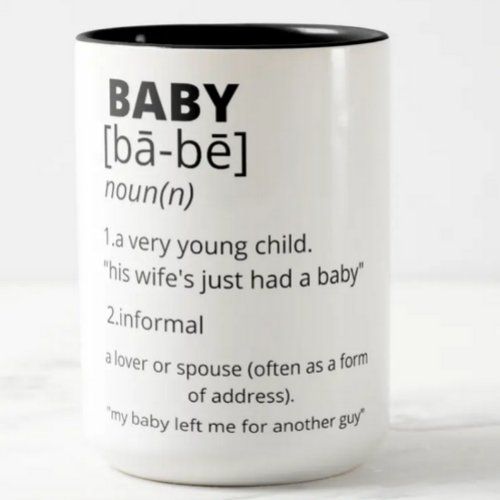  Funny BABY LOVER Gift Mug For Men And Women 
