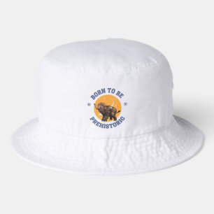 Funny Baby Mammoth Prehistoric Birthday Bucket Hat