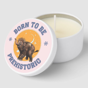 Funny Baby Mammoth Prehistoric Birthday Mini Candle Favors
