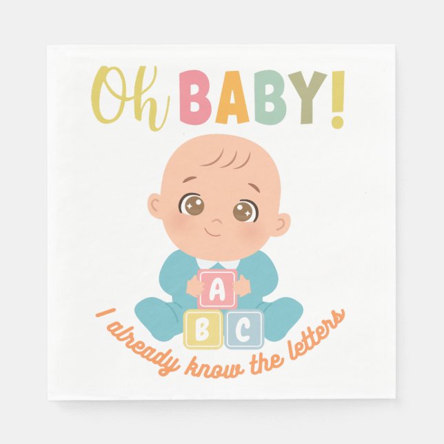 Funny baby napkins (Front)
