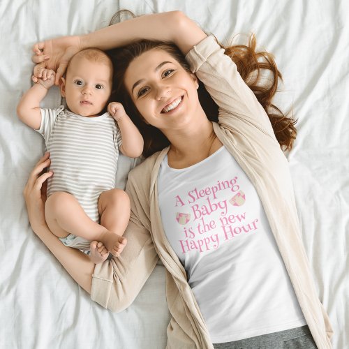 Funny Baby Naptime Motherhood Quote T_Shirt