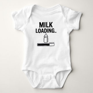 Funny Baby Overall– “Milk Loading… Please Wait” –  Bodysuit