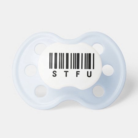 Funny Baby Pacifiers Stfu - Blue