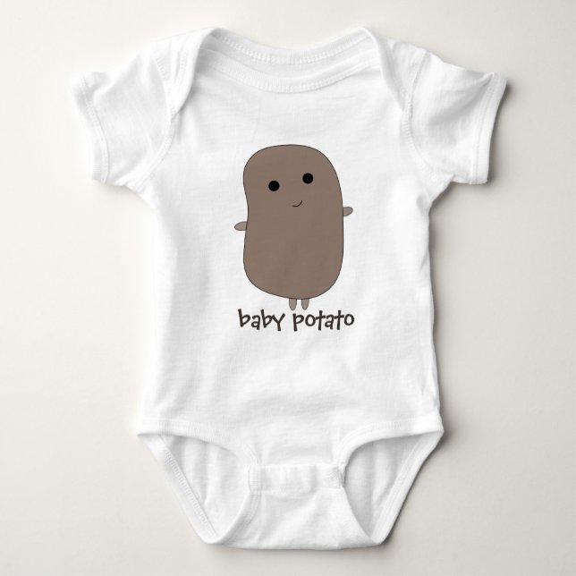 Funny Baby Potato Baby Bodysuit (Front)