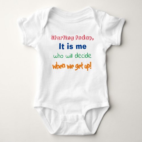 funny baby quote bodysuit