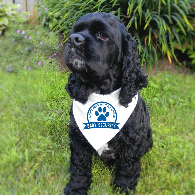 Funny Baby Security Dog Bandana (Creator Uploaded)