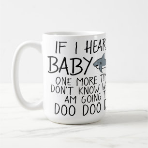 Funny Baby Shark Mom Mug
