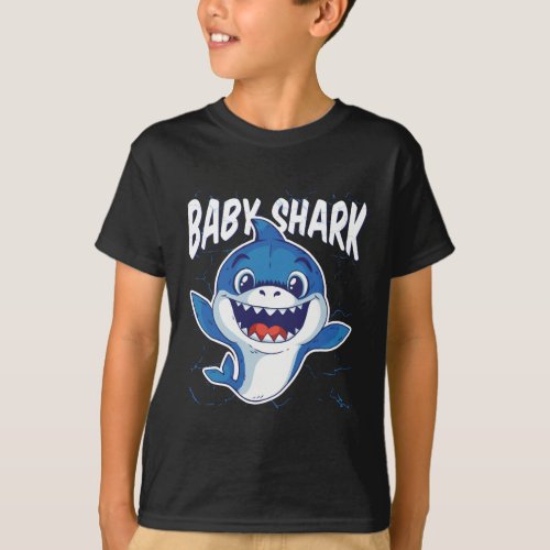 FUNNY BABY SHARK T_Shirt