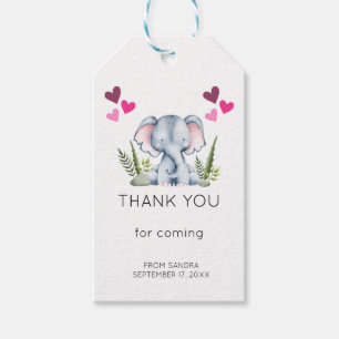 funny baby shower, thank you ultra sound gift tags