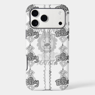 Funny Baby Simba Hakuna Matata Abstract Art iPhone 17 Pro Max Case