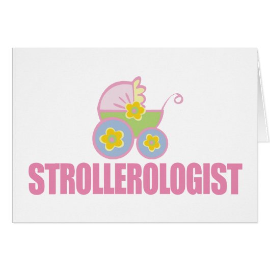 Funny Baby Stroller Cards (Front Horizontal)