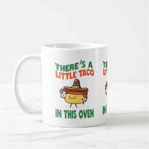 Funny baby taco word art coffee mug