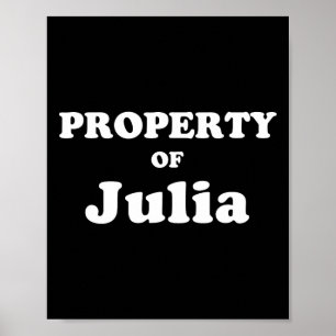 Funny Bachelor Gifts For Groom Property Of Julia Poster
