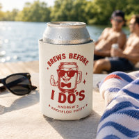 Funny Bachelor Party Brews Before I Do's Beer