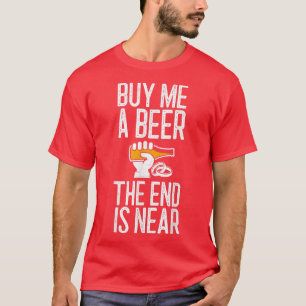 Funny Bachelor Party Buy Me A Beer Im Getting Marr T-Shirt