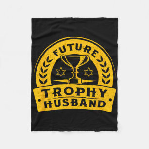 Funny Bachelor Party Future Husband Men's Groom Tr Fleece Blanket