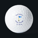 Funny Bachelor Party Golfer Wedding Favor Golf Balls<br><div class="desc">This golf hole golf ball is a funny wedding favor that you can give the guys,  including each groomsman,  as a gift from your bachelor party golf outing.  Personalize with the name and date of your choice.</div>